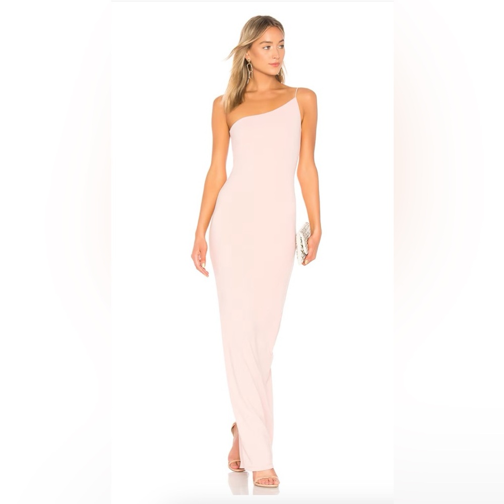 REVOLVE Nookie Blush Strapless Gown